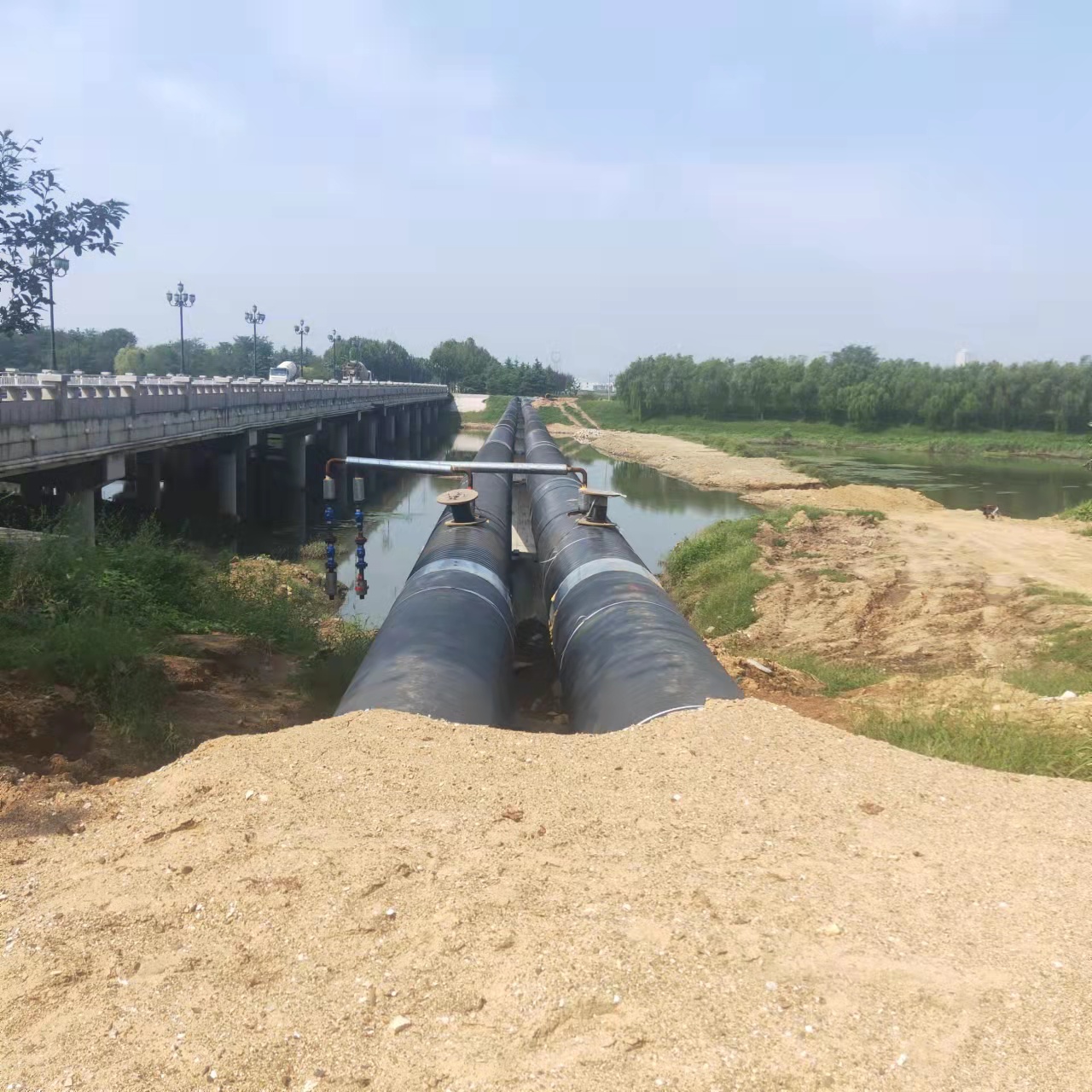 南京西气东输顶管施工输油管道清洗